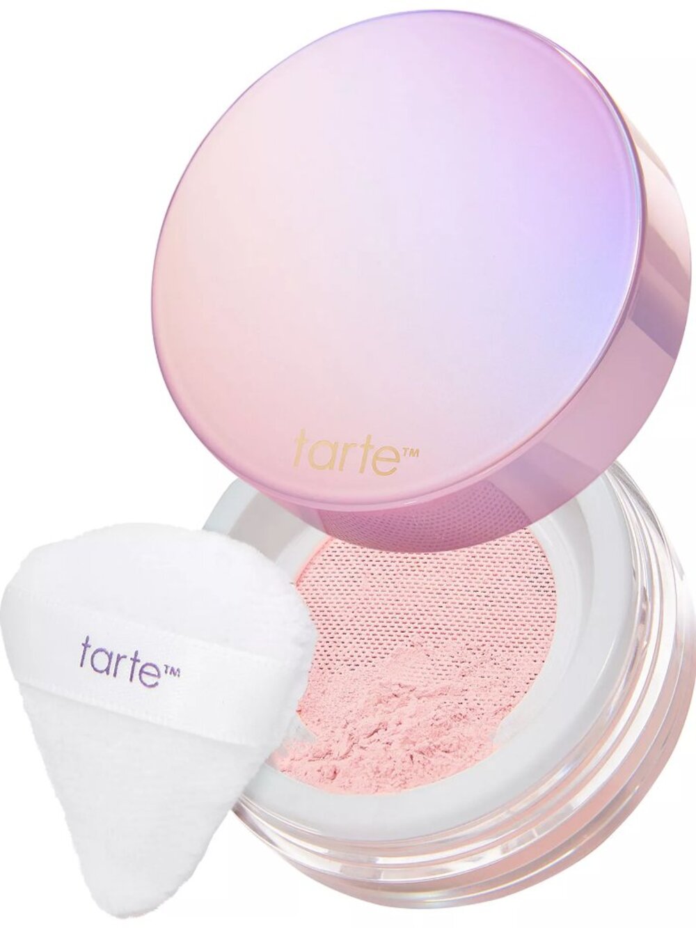 NEW IN BOX! TARTE CREASELESS SETTING & BRIGHTENING POWDER PINK .24 OZ